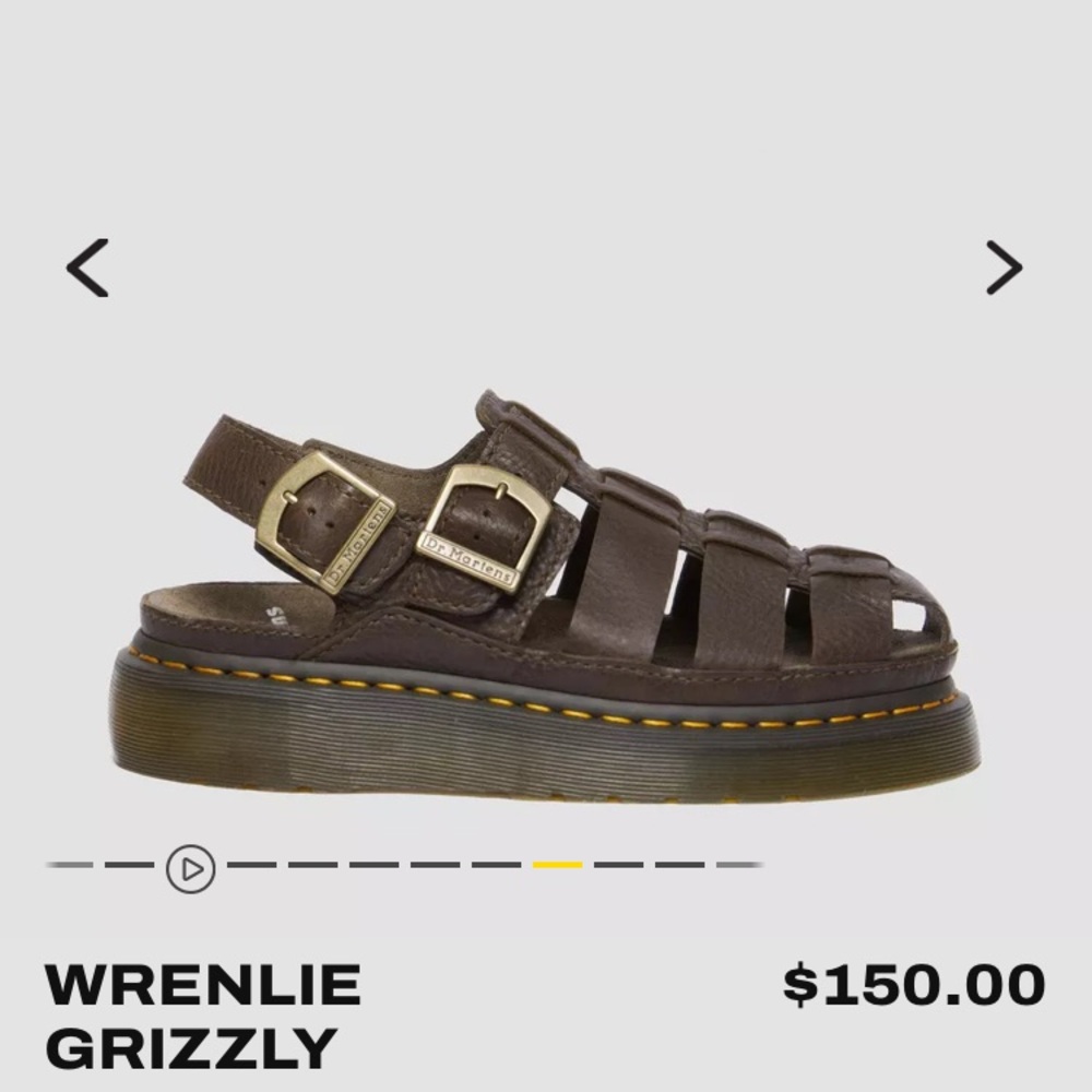 Dr. Martens Brown Leather Sandals
